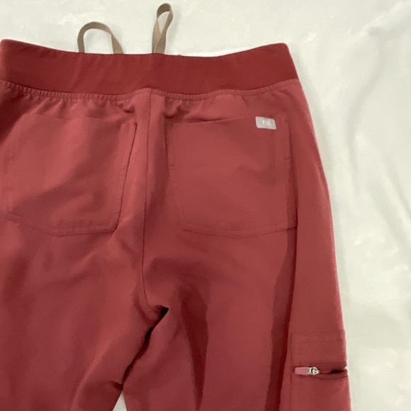Figs Women's Burgundy Jogger Pants - Picture 10 of 13